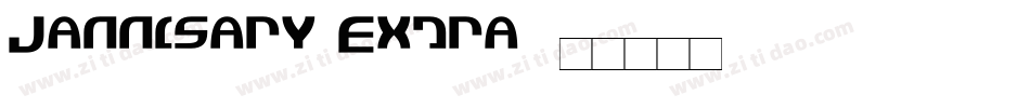Jannisary Extra字体转换